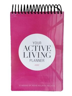 NWT Lorna Jane Active Living Planner Workout Gym Goal Vision Board Resolution